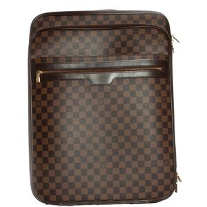 Louis Vuitton Pegase 55 Damier Ebene Rolling Carry-On Suitcase Cabin Luggage